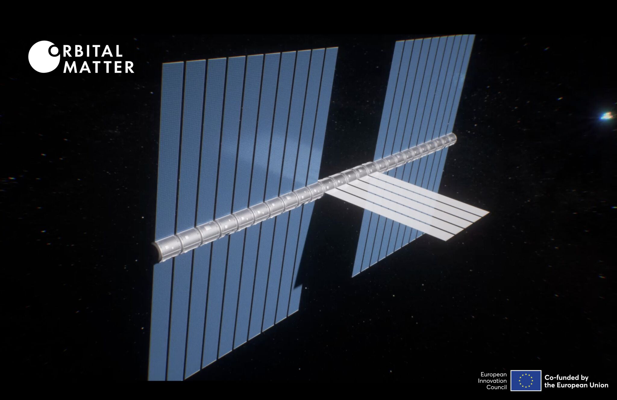 Orbital Matter in-orbit solar array — co-funded by the European Innovation Council